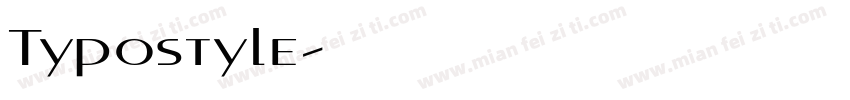 Typostyle字体转换