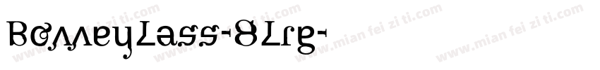BonneyLass-8Lrg字体转换