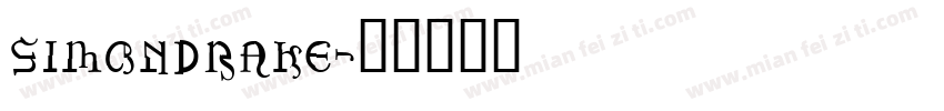 SimonDrake字体转换