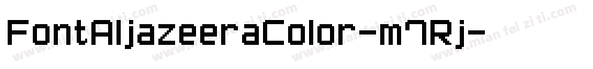 FontAljazeeraColor-m7Rj字体转换