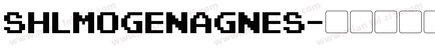shlmogenagnes字体转换