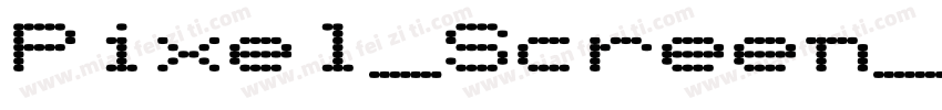 Pixel_Screen_Font-L字体转换