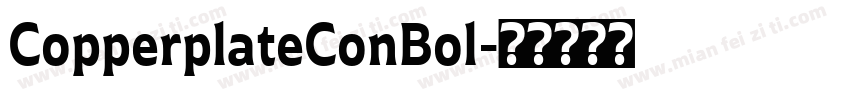 CopperplateConBol字体转换