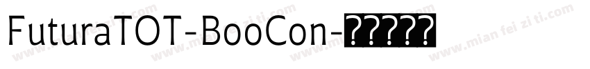 FuturaTOT-BooCon字体转换