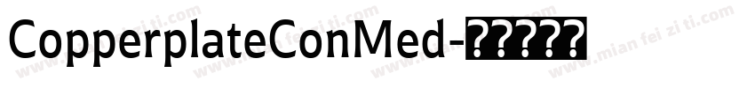 CopperplateConMed字体转换