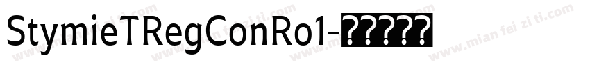 StymieTRegConRo1字体转换