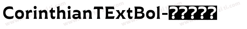 CorinthianTExtBol字体转换