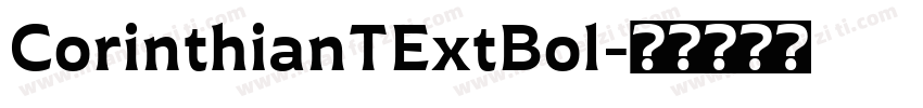 CorinthianTExtBol字体转换
