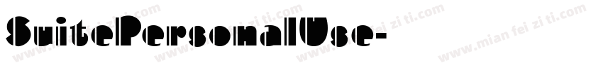 SuitePersonalUse字体转换
