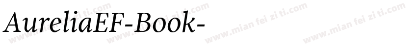 AureliaEF-Book字体转换