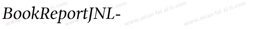 BookReportJNL字体转换