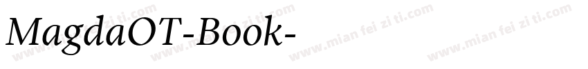 MagdaOT-Book字体转换