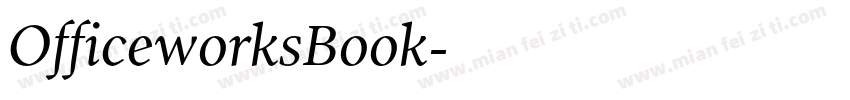 OfficeworksBook字体转换