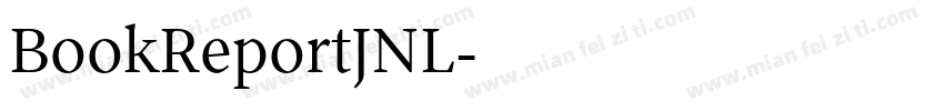 BookReportJNL字体转换
