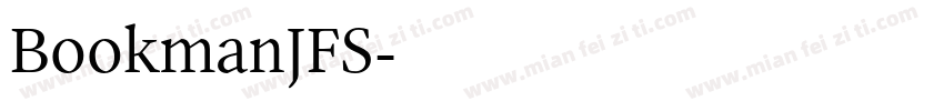 BookmanJFS字体转换