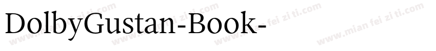 DolbyGustan-Book字体转换