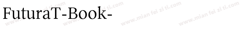 FuturaT-Book字体转换