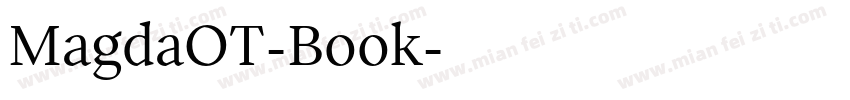 MagdaOT-Book字体转换