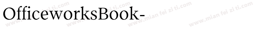 OfficeworksBook字体转换