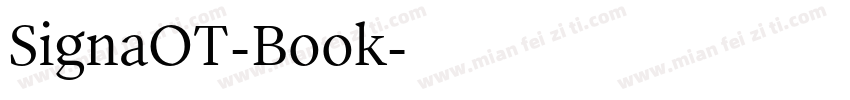 SignaOT-Book字体转换