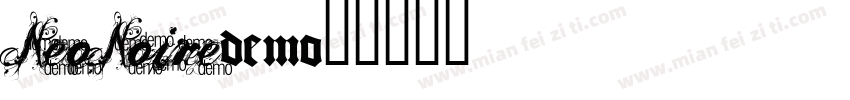 NeoNoire字体转换