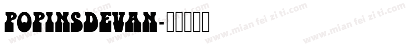 POPINSDEVAN字体转换