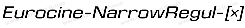 Eurocine-NarrowRegul字体转换