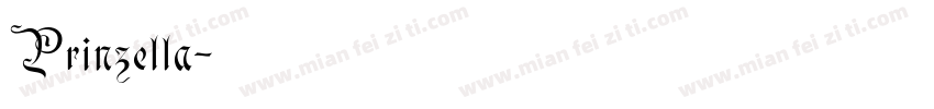 Prinzella字体转换