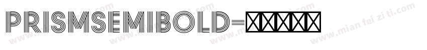 PrismSemiBold字体转换