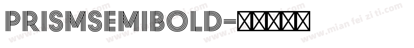 PrismSemiBold字体转换