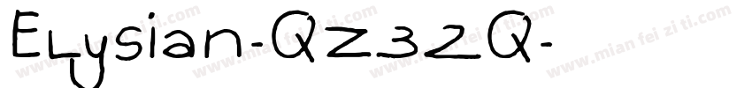 Elysian-qZ32q字体转换