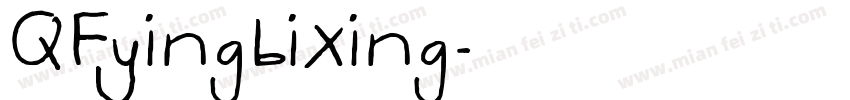 QFyingbixing字体转换