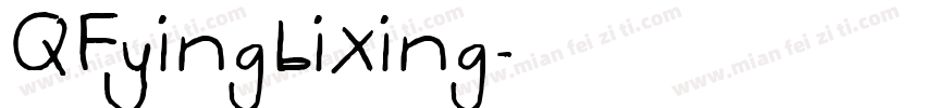 QFyingbixing字体转换