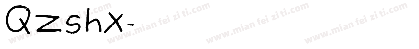 QZshx字体转换