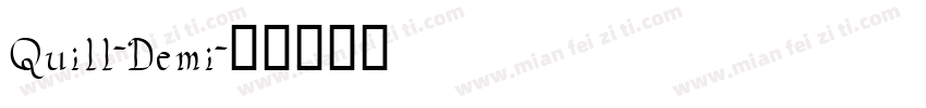 Quill-Demi字体转换