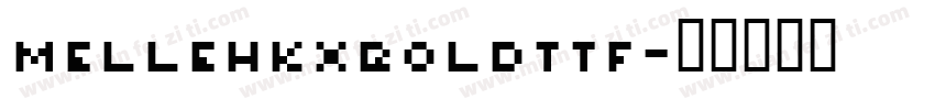 MElleHKXboldttf字体转换