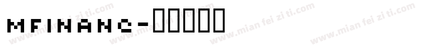 MFinanc字体转换