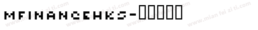 MFinanceHKS字体转换