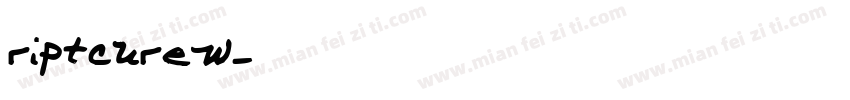 riptcurew字体转换