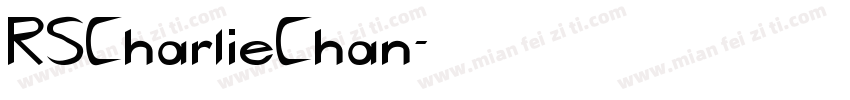 RSCharlieChan字体转换
