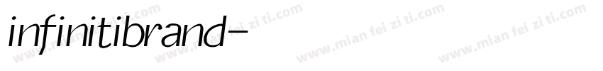 infinitibrand字体转换