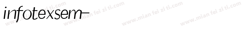 infotexsem字体转换