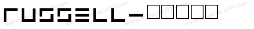Russell字体转换
