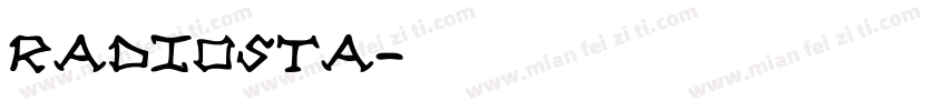 RADIOSTA字体转换