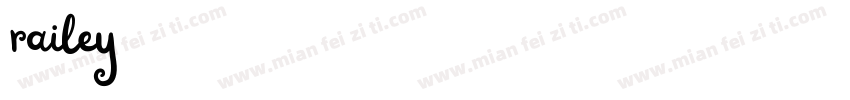 railey字体转换