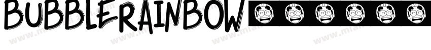 BubbleRainbow字体转换