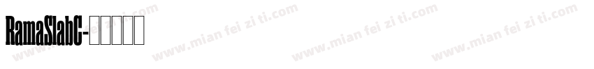 RamaSlabC字体转换