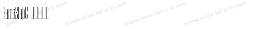 RamaSlabC字体转换