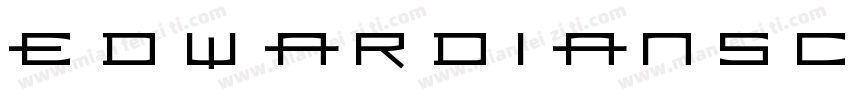 EdwardianScriptEF-RegularA字体转换