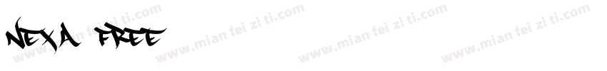 Nexa_Free字体转换